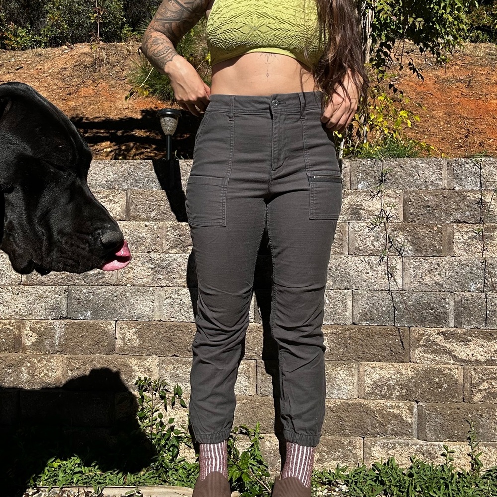 Gray Cargo Pants